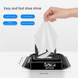 Shoe Cleaning Wipes Disposable Leather Cleaning Wipes Portable Shoe Shine Wipes