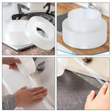 Kitchen Sink Waterproof Mildew Strong Self Adhesive Transparent Tape Bathroom Pool Water Sealing Tape