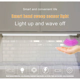 Induction Cabinet Light LED Closet Night Strip Light USB Intelligent Sensor Light Bar - Front View