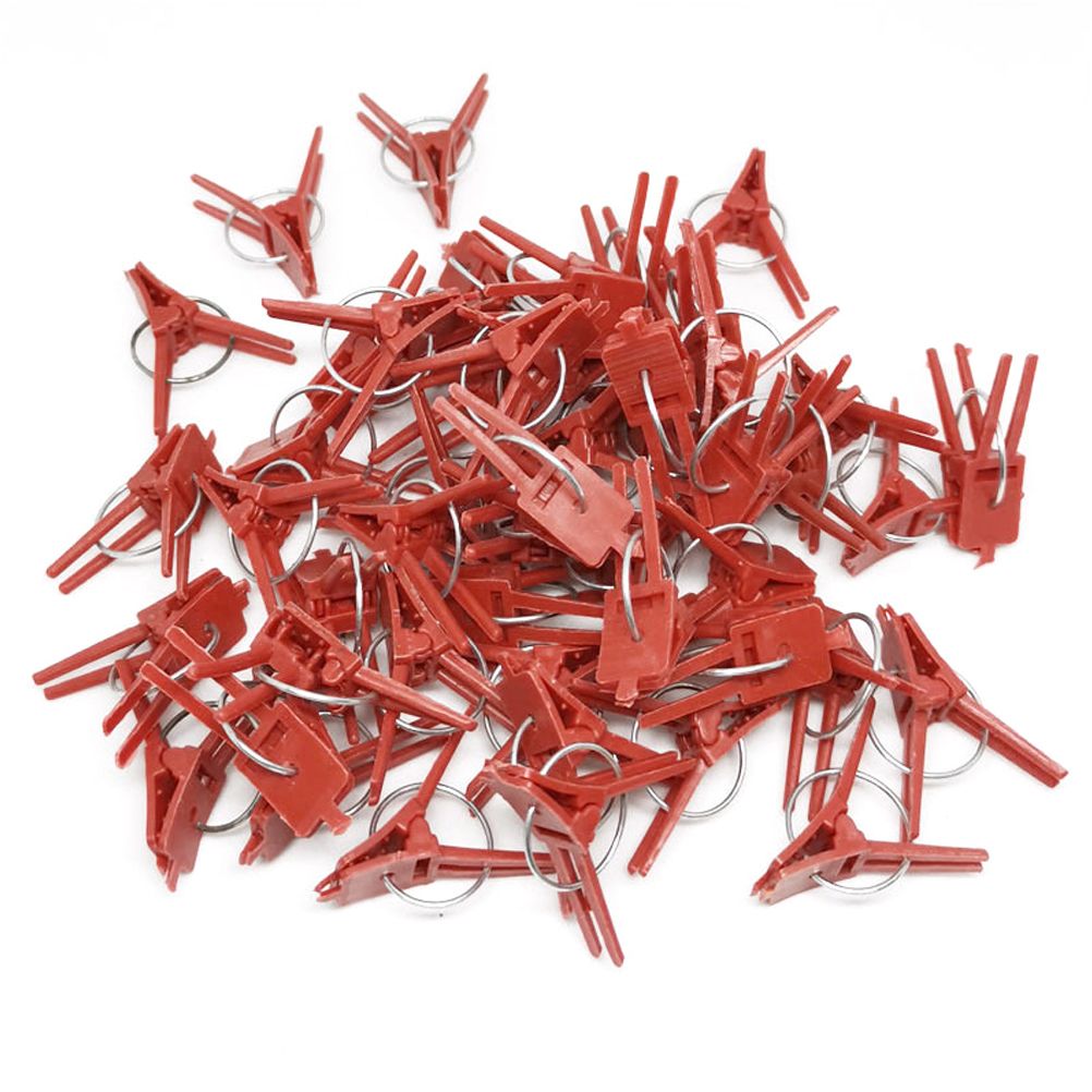 100PCS Plants Graft Clips Plastic Grafting Clips Practical Garden Plant Clips