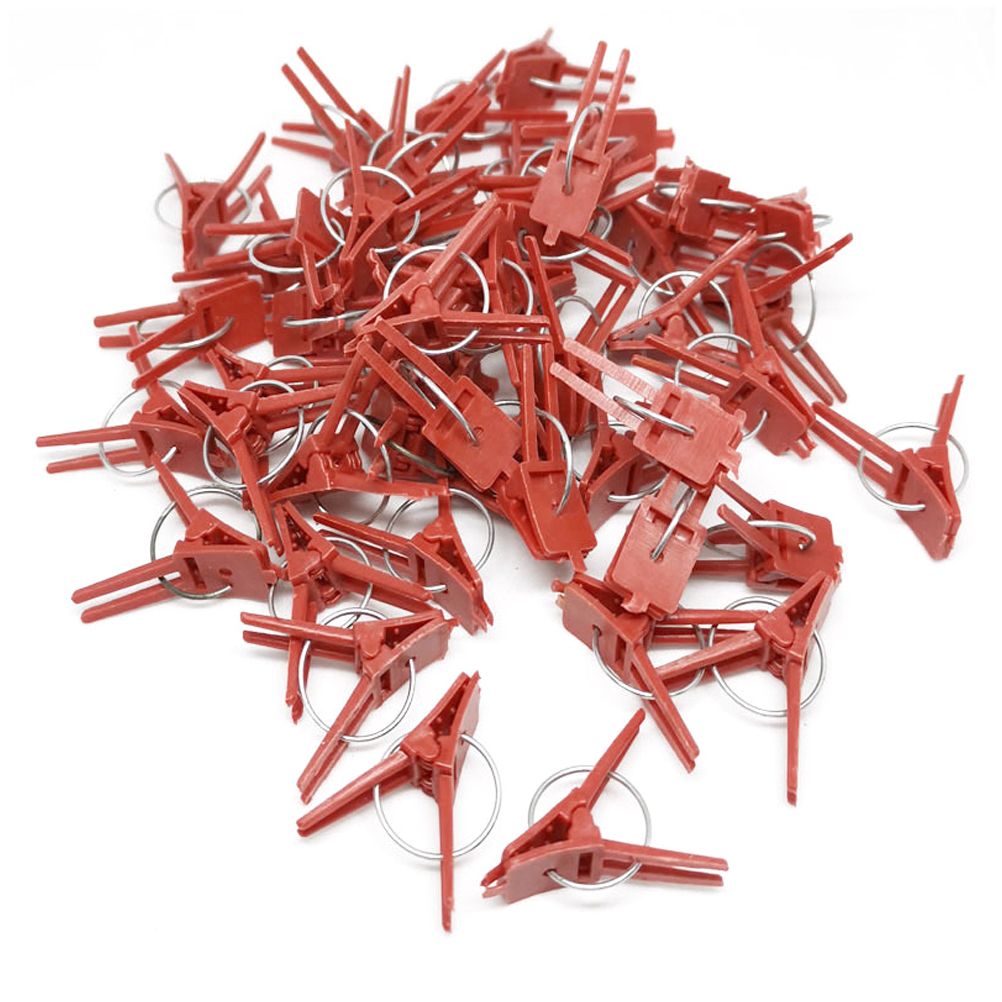100PCS Plants Graft Clips Plastic Grafting Clips Practical Garden Plant Clips