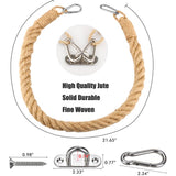 Hemp Rope Toilet Paper Holder Rope Wall Holder for Toilet Paper Towel Holder Bathroom Accessory