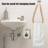 Hemp Rope Toilet Paper Holder Rope Wall Holder for Toilet Paper Towel Holder Bathroom Accessory