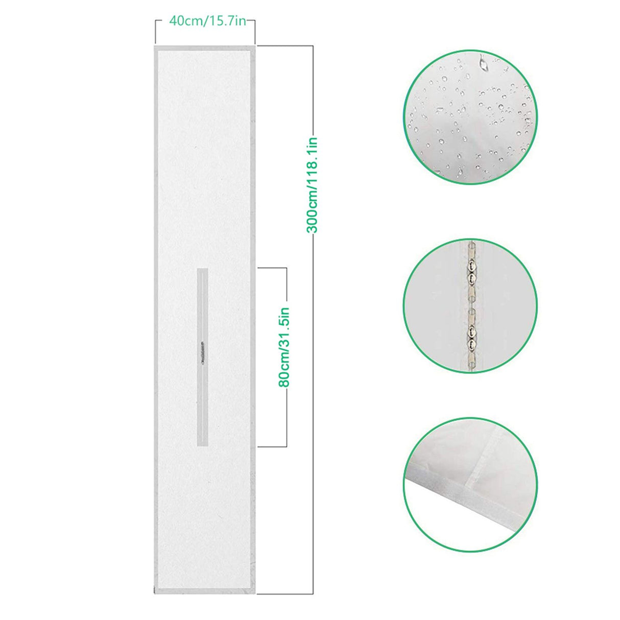 Door Seal for Portable Air Conditioner and Tumble Dryer Easy Installation Door