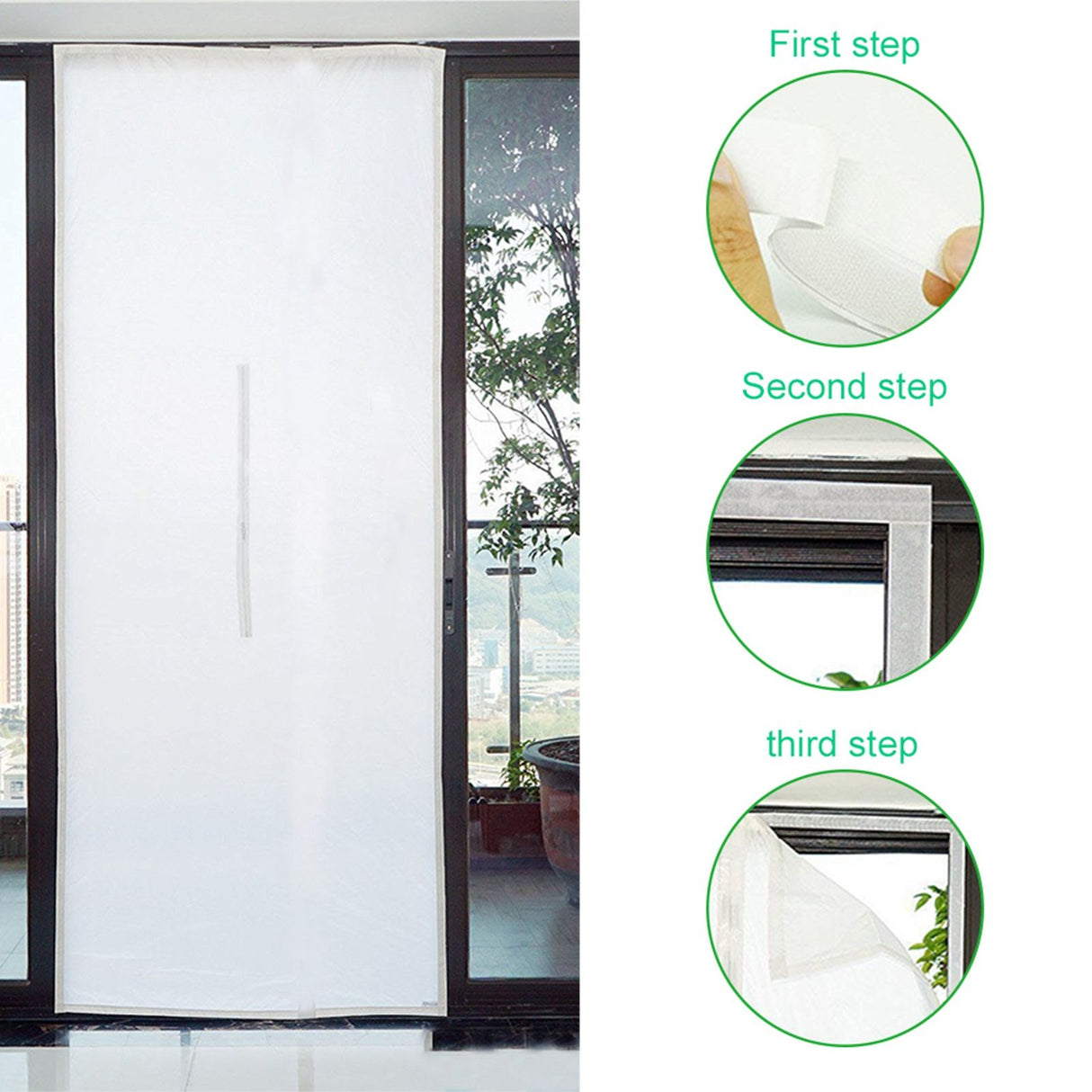 Door Seal for Portable Air Conditioner and Tumble Dryer Easy Installation Door