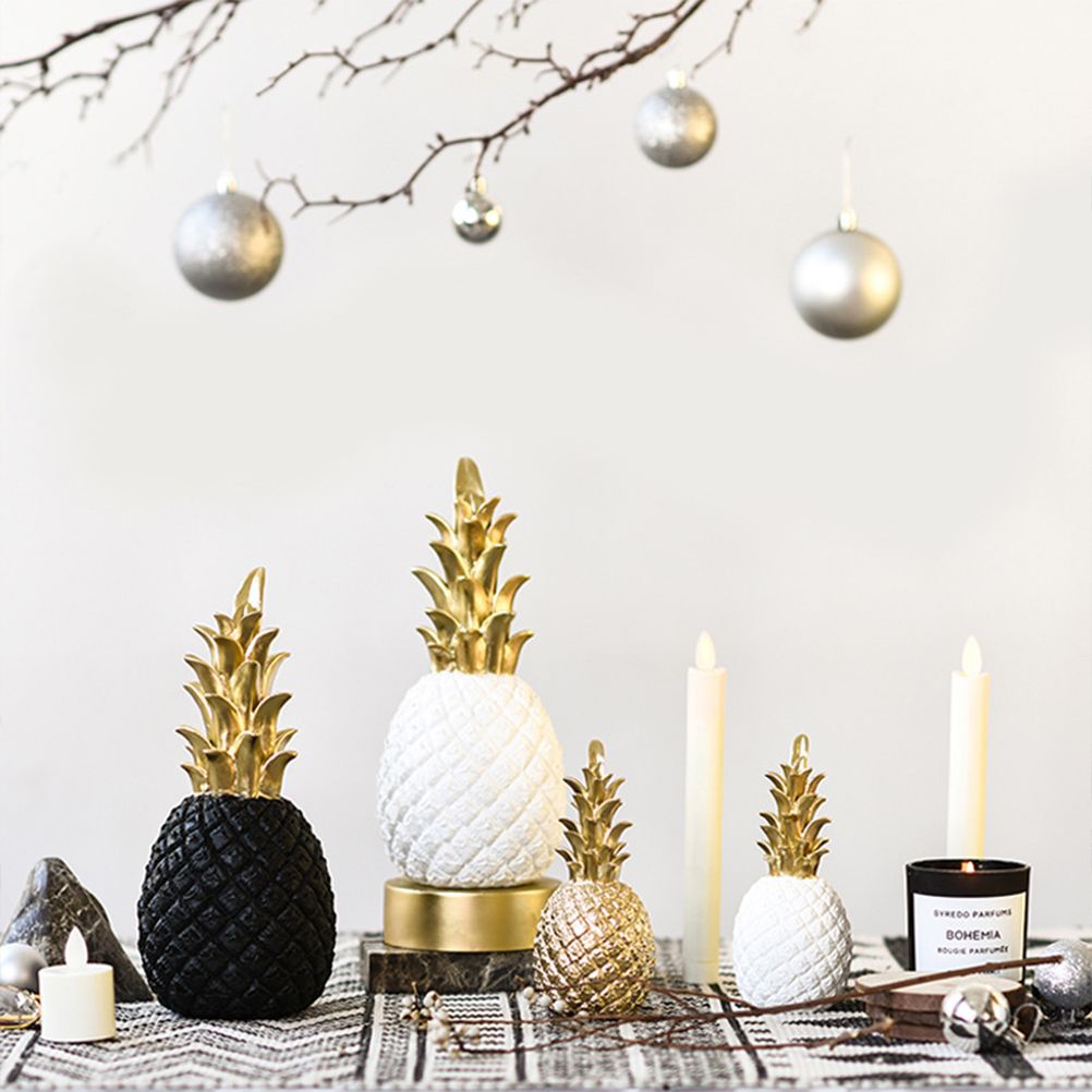Nordic Modern Resin Pineapple Decor Living Room Wine Cabinet Window Desktop Home Decoration