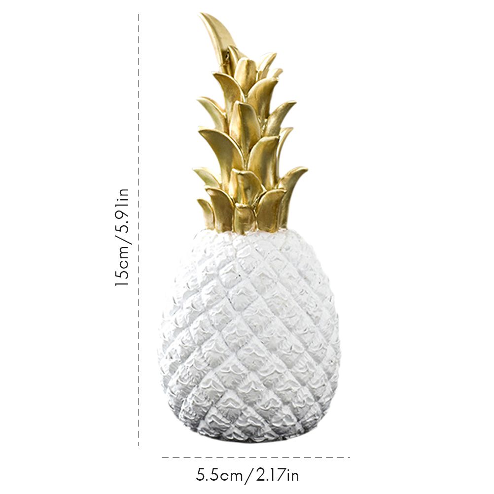 Nordic Modern Resin Pineapple Decor Living Room Wine Cabinet Window Desktop Home Decoration