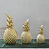 Nordic Modern Resin Pineapple Decor Living Room Wine Cabinet Window Desktop Home Decoration - Side View