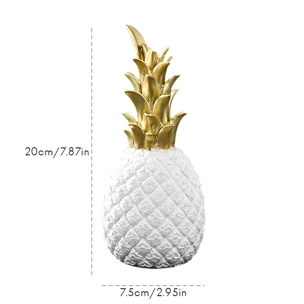 Nordic Modern Resin Pineapple Decor Living Room Wine Cabinet Window Desktop Home Decoration