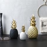 Nordic Modern Resin Pineapple Decor Living Room Wine Cabinet Window Desktop Home Decoration - Side View