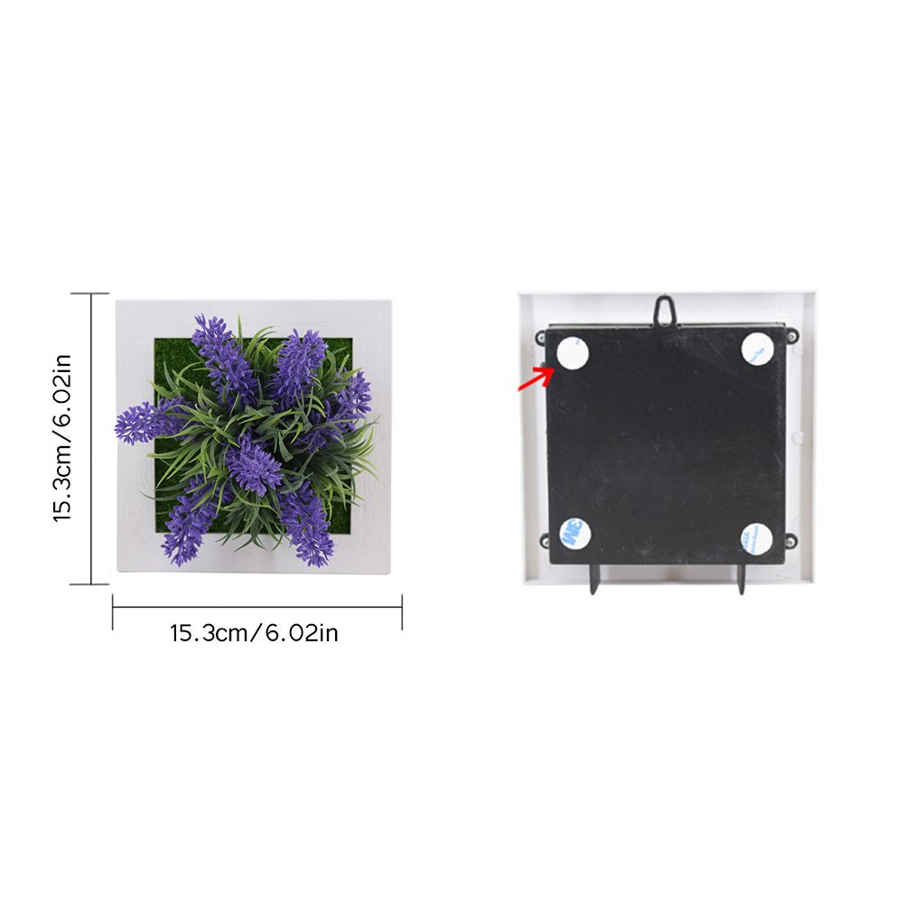 3D Stereo Wall Hanging Simulation Plant Photo Frame Flower Frames Decoration 50A