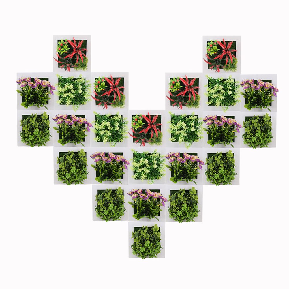 3D Stereo Wall Hanging Simulation Plant Photo Frame Flower Frames Decoration 50A