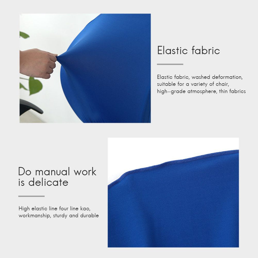 2 Pcs Universal Computer Office Chair Backrest Cover Protective Stretchable Rotating Drafting Chair Slipcover