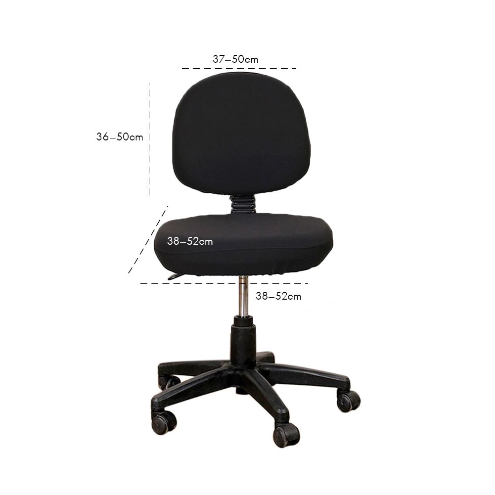 2 Pcs Universal Computer Office Chair Backrest Cover Protective Stretchable Rotating Drafting Chair Slipcover