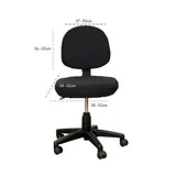 2 Pcs Universal Computer Office Chair Backrest Cover Protective Stretchable Rotating Drafting Chair Slipcover