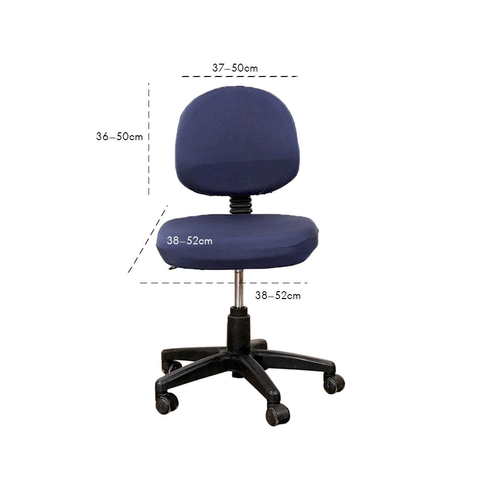 2 Pcs Universal Computer Office Chair Backrest Cover Protective Stretchable Rotating Drafting Chair Slipcover