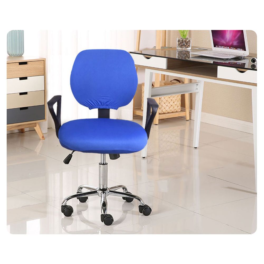2 Pcs Universal Computer Office Chair Backrest Cover Protective Stretchable Rotating Drafting Chair Slipcover