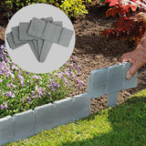 30pcs Landscape Edging Border Plastic Garden Fence Lawn Decorative Border