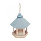 Wooden House Bird Feeder Hanging Feeding Station Hollow Bird Feeder