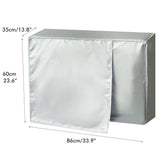 Air Conditioner Covers for Winter Outside Sunproof Dustproof Air Conditioner Cover for Freeze Protection Durable Water Resistant