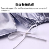 Air Conditioner Covers for Winter Outside Sunproof Dustproof Air Conditioner Cover for Freeze Protection Durable Water Resistant - Rear View