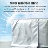 Air Conditioner Covers for Winter Outside Sunproof Dustproof Air Conditioner Cover for Freeze Protection Durable Water Resistant