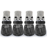 4PCS Pet Socks Anti Slip Waterproof Paw Protector Outdoor Sports Socks Shoes Boots Dogs Protective Paw Rain Snow Shoes