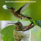 3Pcs 3 Inch Globe Hummingbird Nesters Bird Nesting Material Holder Cotton Balls Bird Nesting Material for Wild Birds Wrens Finches - 45-Degree Angle