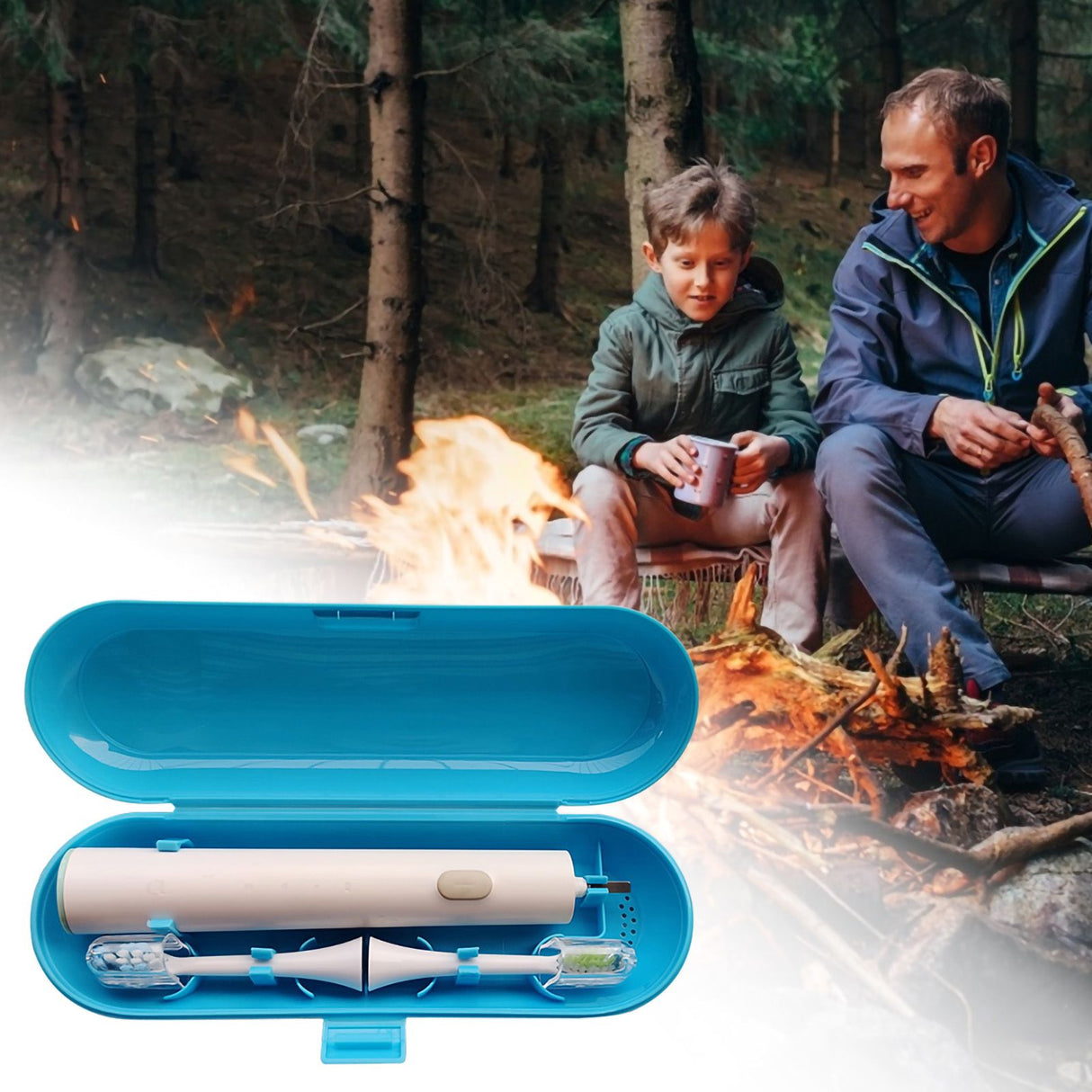 Portable Electric Toothbrush Heads Travel Case Protection Storage Box