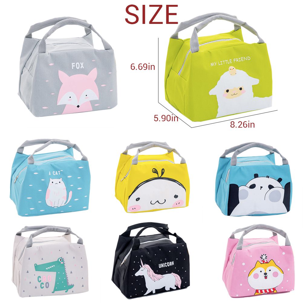 Portable Waterproof Thermal Cooler Insulated Lunch Bag Carry Tote Picnic Storage Bag