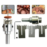 Wooden Thick Ring Maker Set Steel Wood Bead Drill Bit Household DIY Tools for Making Personalized Wooden Rings and Jewelry - Front View