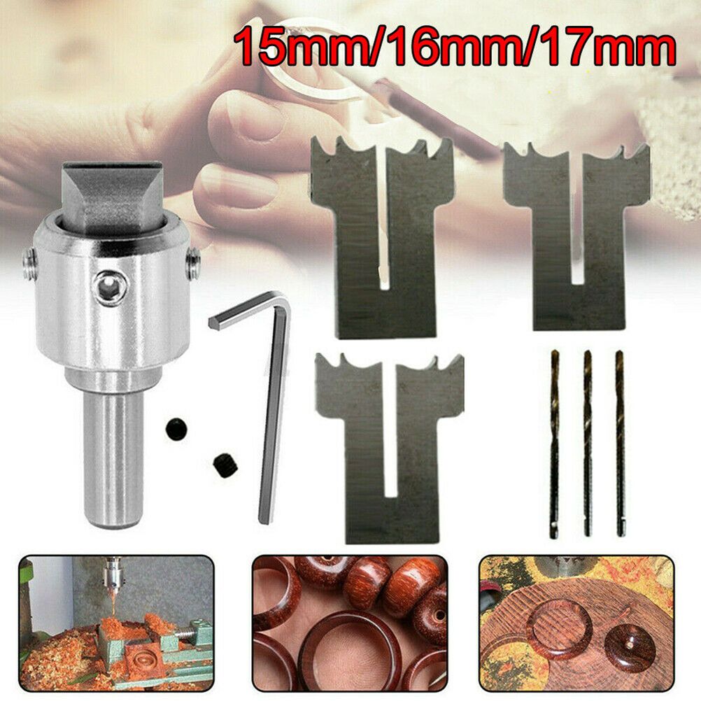 Wooden Thick Ring Maker Set Steel Wood Bead Drill Bit Household DIY Tools for Making Personalized Wooden Rings and Jewelry