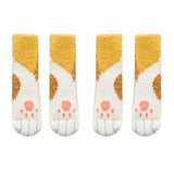 16Pcs Chair Covers Cat Paw Chair Covers Chair Leg Covers Cute Cat Foot Shaped Furniture Feet Covers Chair Leg Floor Protectors