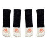 16Pcs Chair Covers Cat Paw Chair Covers Chair Leg Covers Cute Cat Foot Shaped Furniture Feet Covers Chair Leg Floor Protectors