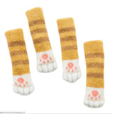 16Pcs Chair Covers Cat Paw Chair Covers Chair Leg Covers Cute Cat Foot Shaped Furniture Feet Covers Chair Leg Floor Protectors