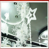 Christmas Snowflake Ornaments Christmas Tree Decorative Hanging Ornament Home Festival Decor - Front View