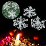 Christmas Snowflake Ornaments Christmas Tree Decorative Hanging Ornament Home Festival Decor