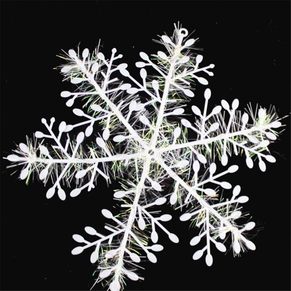 Christmas Snowflake Ornaments Christmas Tree Decorative Hanging Ornament Home Festival Decor