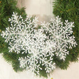 Christmas Snowflake Ornaments Christmas Tree Decorative Hanging Ornament Home Festival Decor