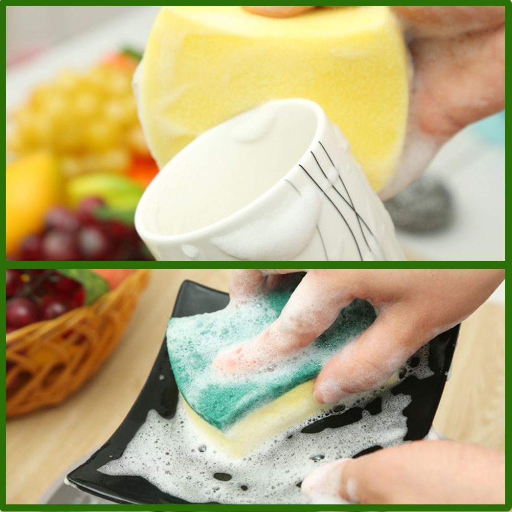 1pc Sponge Dish Bowl Pot Pan Scrubbing Cleaning Sponge Kitchen Cleaning Tools