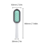 Pet Brush Grooming Comb Soft Bristles Pet Grooming Brush for Massage and Removal of Loose Hair Tangled Hair