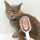 Pet Brush Grooming Comb Soft Bristles Pet Grooming Brush for Massage and Removal of Loose Hair Tangled Hair
