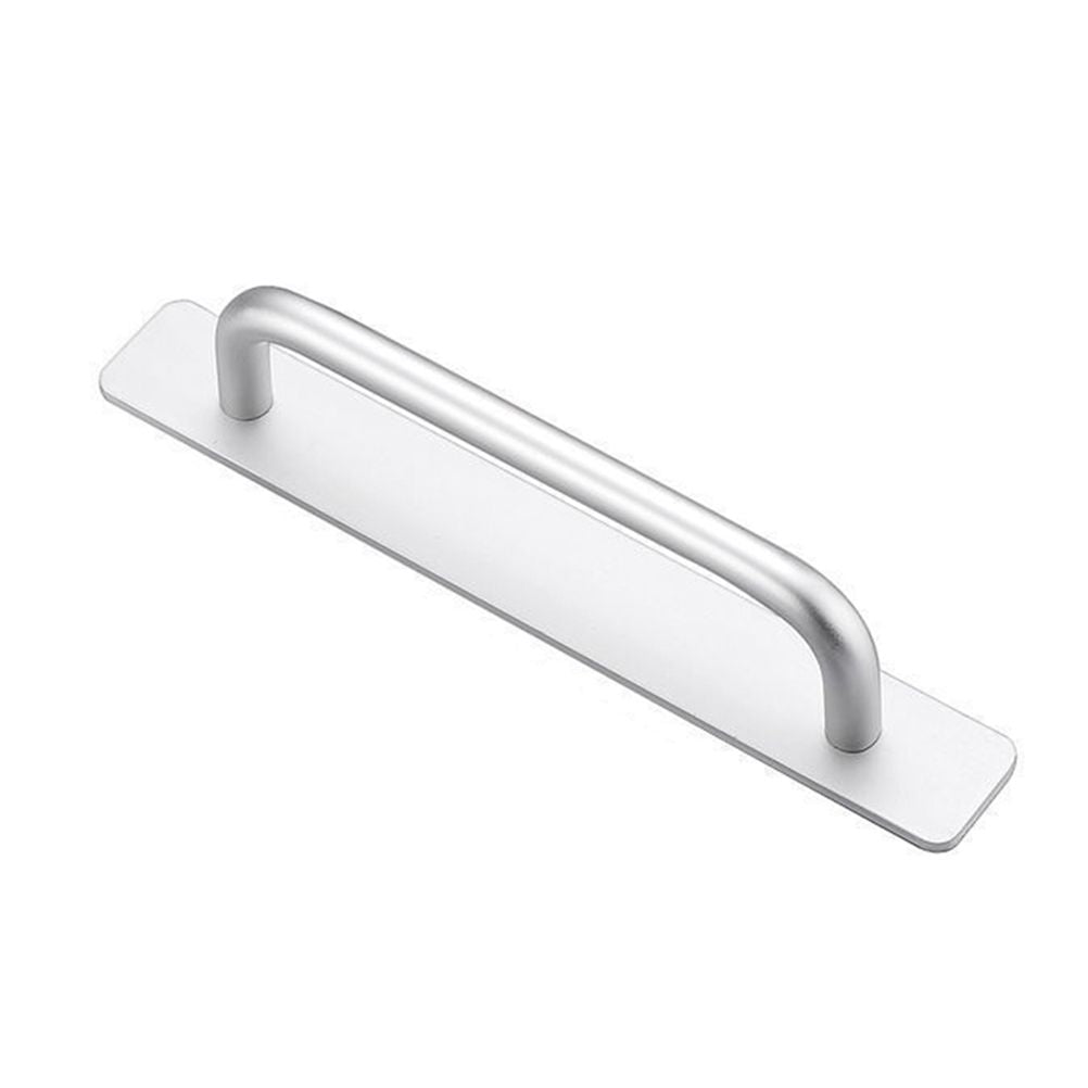 Self Stick Cabinet Drawer Handles Pulls Aluminum Alloy Drawer Push Pull Handles Punch Free Adhesive Handle for Kitchen Cabinet Drawer Window Sliding Closet