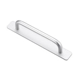 Self Stick Cabinet Drawer Handles Pulls Aluminum Alloy Drawer Push Pull Handles Punch Free Adhesive Handle for Kitchen Cabinet Drawer Window Sliding Closet