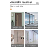 Self Stick Cabinet Drawer Handles Pulls Aluminum Alloy Drawer Push Pull Handles Punch Free Adhesive Handle for Kitchen Cabinet Drawer Window Sliding Closet