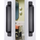 Self Stick Cabinet Drawer Handles Pulls Aluminum Alloy Drawer Push Pull Handles Punch Free Adhesive Handle for Kitchen Cabinet Drawer Window Sliding Closet