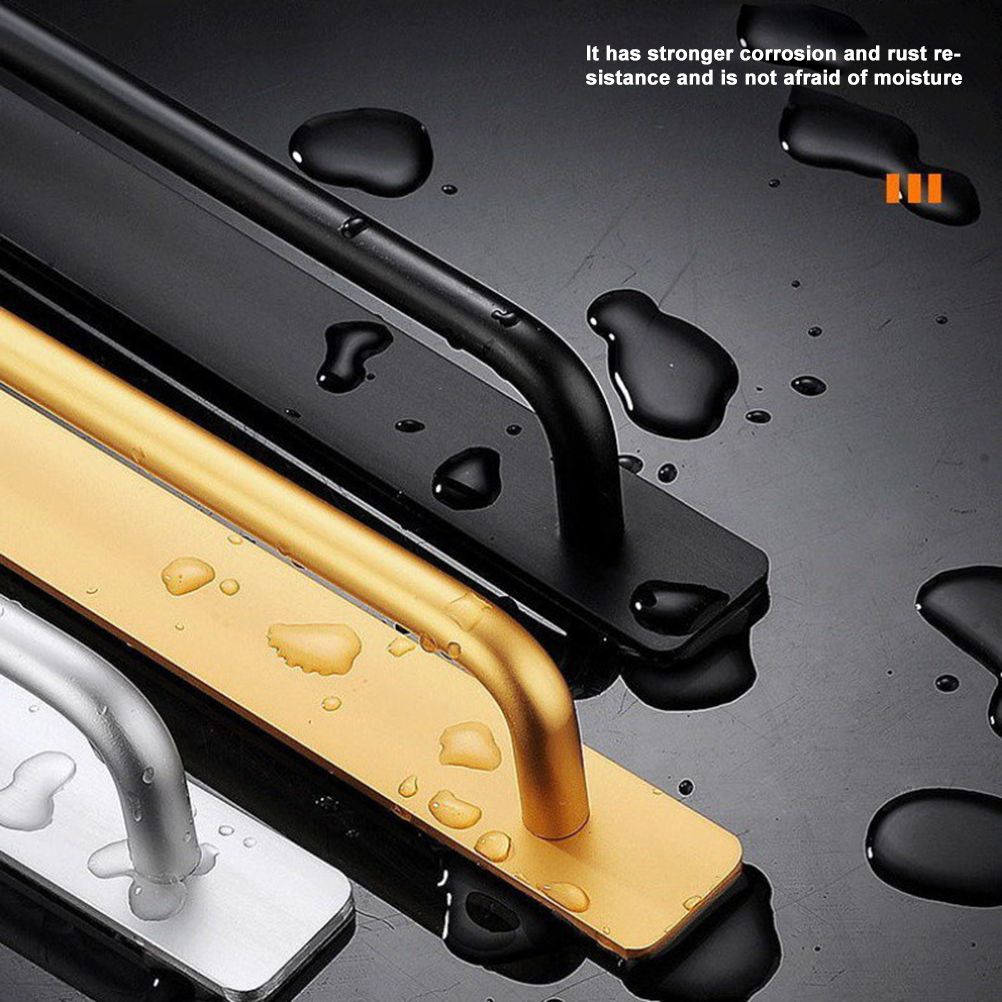 Self Stick Cabinet Drawer Handles Pulls Aluminum Alloy Drawer Push Pull Handles Punch Free Adhesive Handle for Kitchen Cabinet Drawer Window Sliding Closet