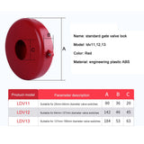 Gate Valve Lockout Device Plastic Outdoor Water Hose Protector Valve Lockout for Professional and Industrial Use