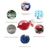 Gate Valve Lockout Device Plastic Outdoor Water Hose Protector Valve Lockout for Professional and Industrial Use - Top-Down View