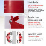 Gate Valve Lockout Device Plastic Outdoor Water Hose Protector Valve Lockout for Professional and Industrial Use